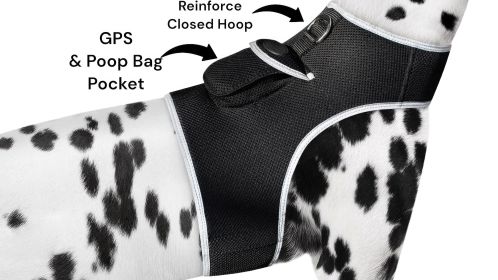 Pet Tracker Pocket GPS Dog Tracking Systems for Pet Security Surveillance Size:S