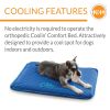 Coolin' Comfort Bed Blue Medium 22 X 32 Inches